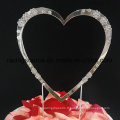 Mr &amp; Mrs Rhinestone Cake Topper Heart Wedding Cake Topper